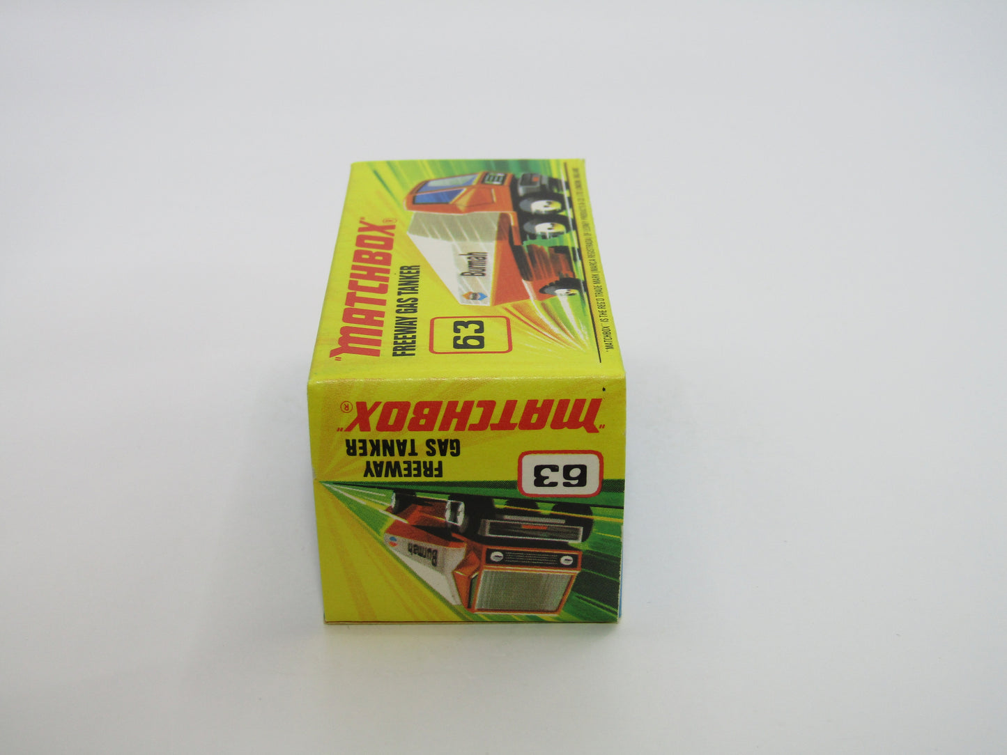 Matchbox Superfast 63B Freeway Gas Tanker Shell RED Windows Yellow Axle Clip
