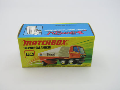 Matchbox Superfast 63B Freeway Gas Tanker Shell Purple Windows