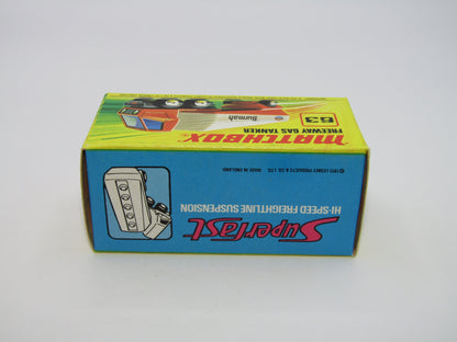 Matchbox Superfast 63B Freeway Gas Tanker Shell Purple Windows
