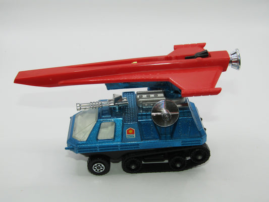 Matchbox Adventure 2000 K2006 Pre-Production Shuttle Launcher Metallic Blue