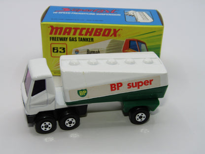 Matchbox Superfast 63B Freeway Gas Tanker BP Super 5 SPOKE Wheels