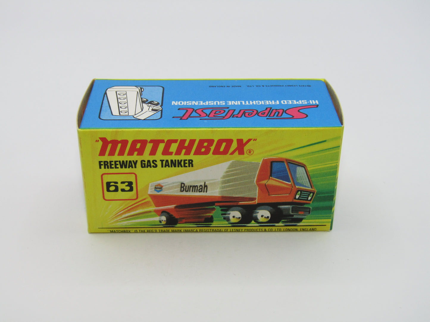 Matchbox Superfast 63B Freeway Gas Tanker BP Super 5 SPOKE Wheels
