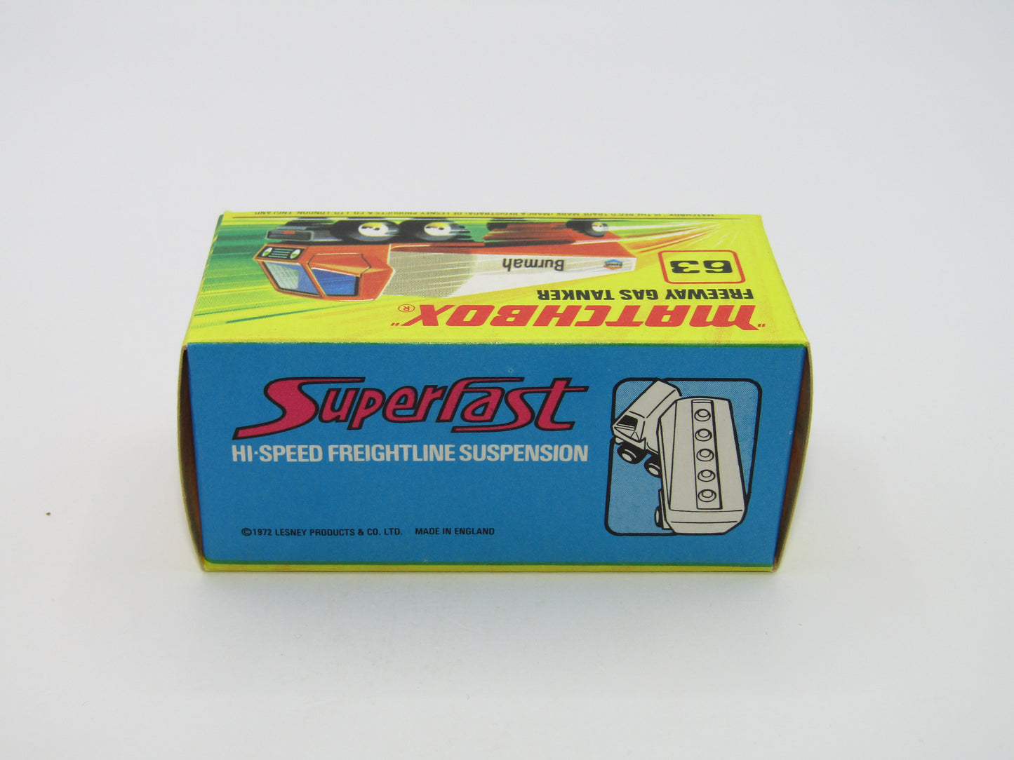 Matchbox Superfast 63B Freeway Gas Tanker BP Super 5 SPOKE Wheels
