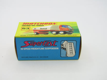 Matchbox Superfast 63B Freeway Gas Tanker BP Super 5 SPOKE Wheels