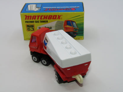 Matchbox Superfast 63B Freeway Gas Tanker - Chevron Labels Tow Hook