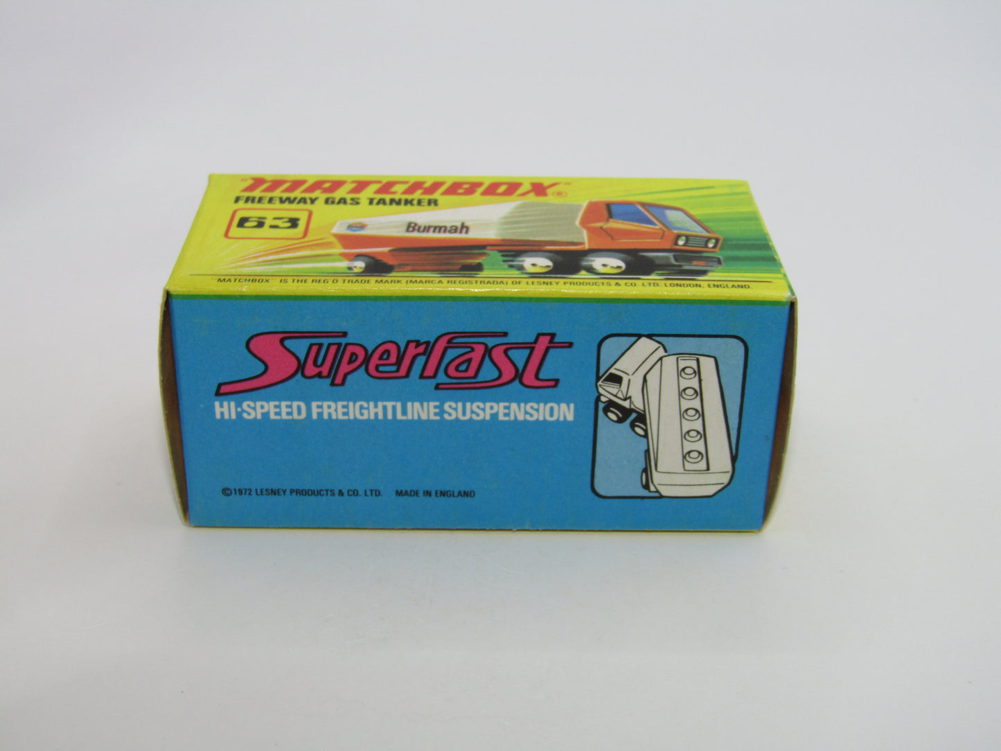 Matchbox Superfast 63B Freeway Gas Tanker - Castrol without Hole to Rear