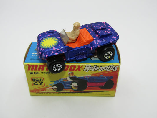 Matchbox Superfast 47B Beach Hopper with WINDSCREEN Light Pink Base