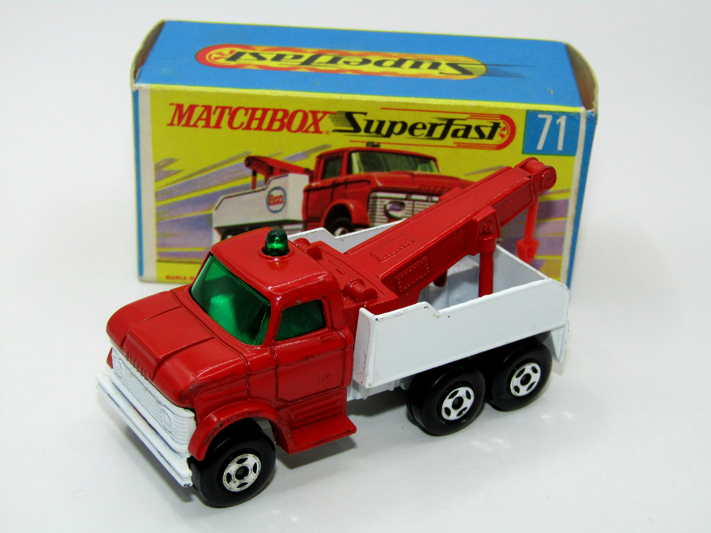 Matchbox Superfast 71a Ford Wreck Truck Rare box WITHOUT NEW