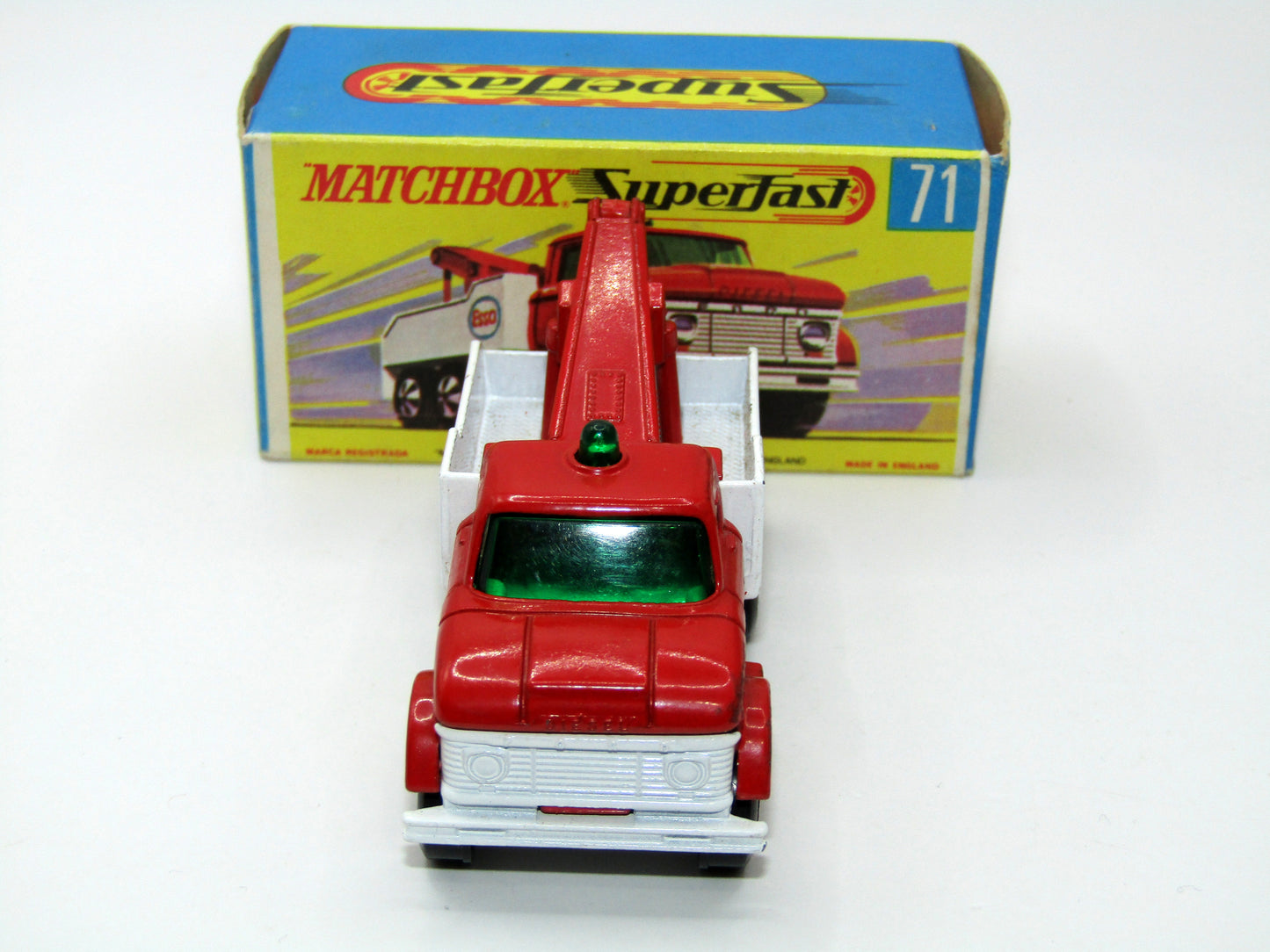 Matchbox Superfast 71a Ford Wreck Truck Rare box WITHOUT NEW