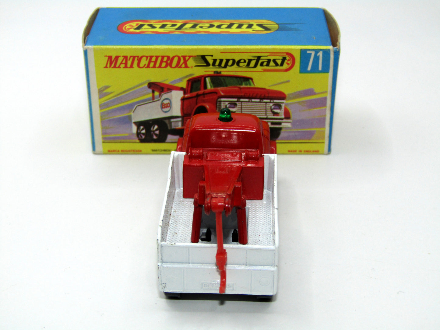 Matchbox Superfast 71a Ford Wreck Truck Rare box WITHOUT NEW