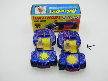 Matchbox Superfast 47B Beach Hopper DARK Yellow Interior Light Pink Base