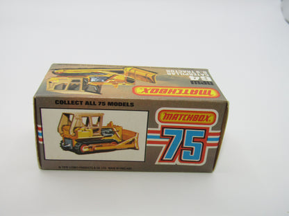 Matchbox Superfast 64D Caterpillar Bulldozer CAT Tampo Lemon Rollers