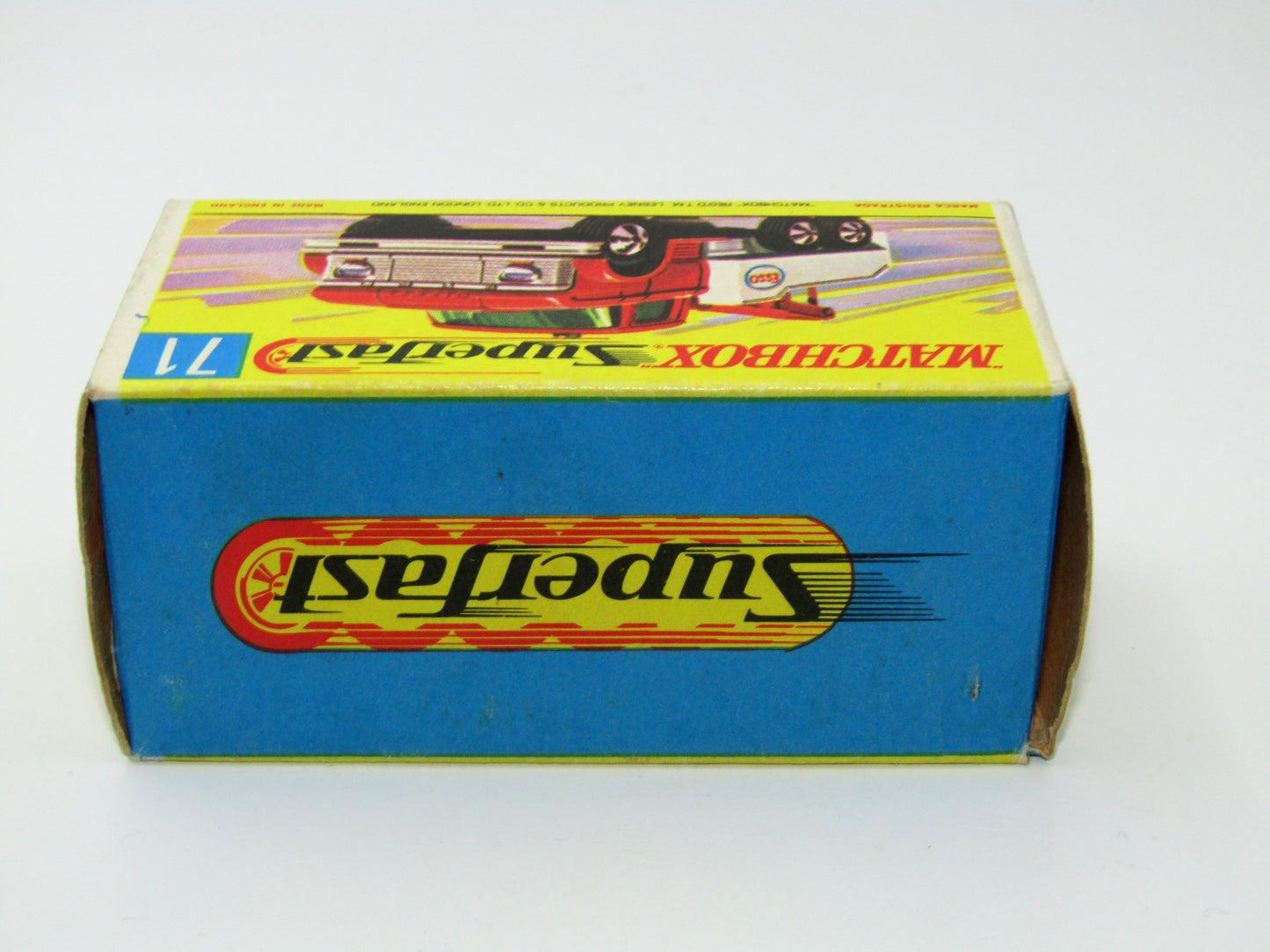 Matchbox Superfast 71a Ford Wreck Truck Rare box WITHOUT NEW