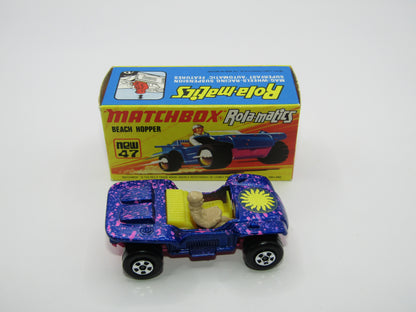 Matchbox Superfast 47B Beach Hopper LIGHT Yellow Interior Hot Pink Base