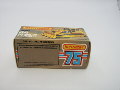 Matchbox Superfast 64D Caterpillar Bulldozer CAT Tampo Lemon Rollers