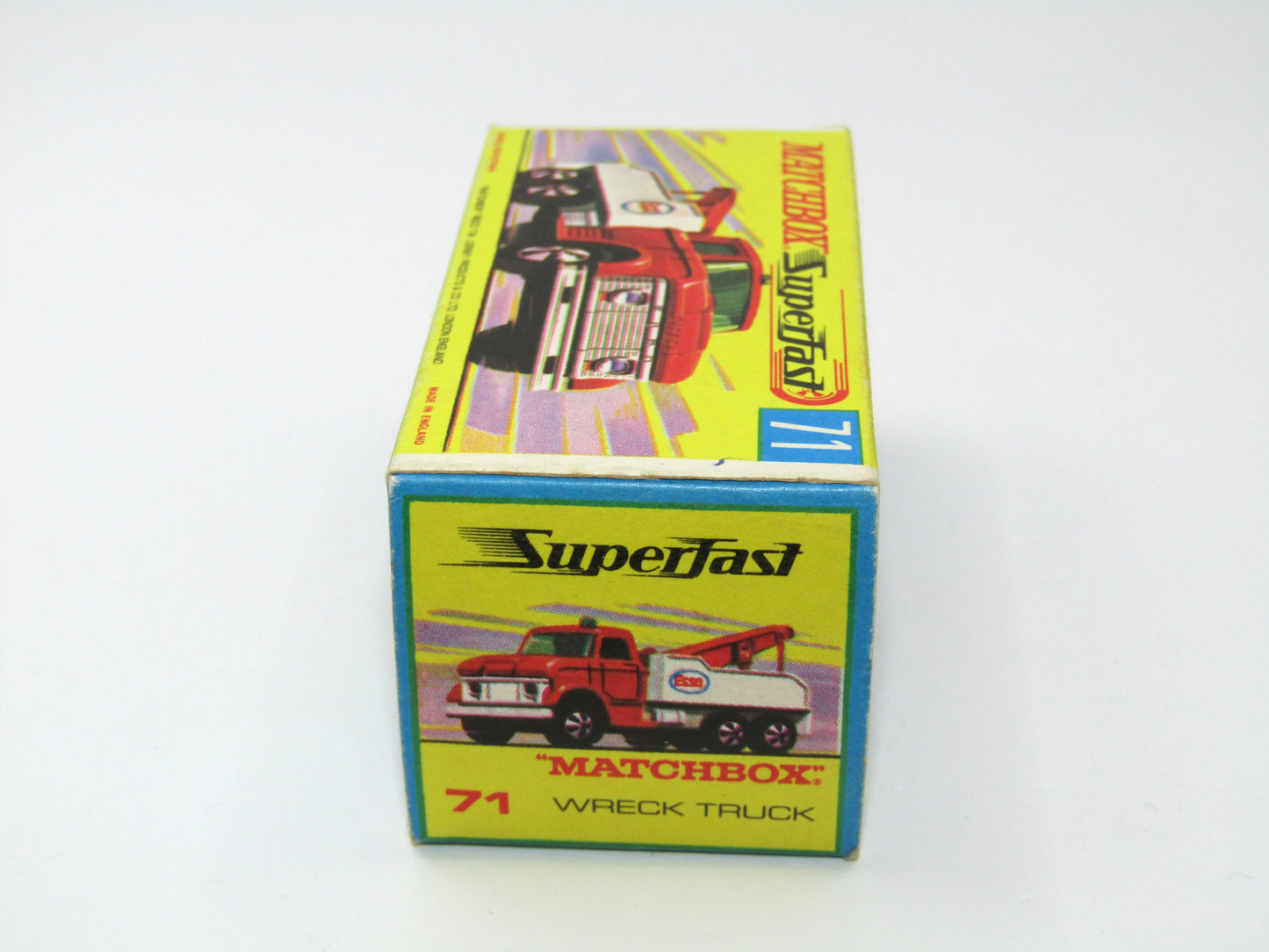 Matchbox Superfast 71a Ford Wreck Truck Rare box WITHOUT NEW