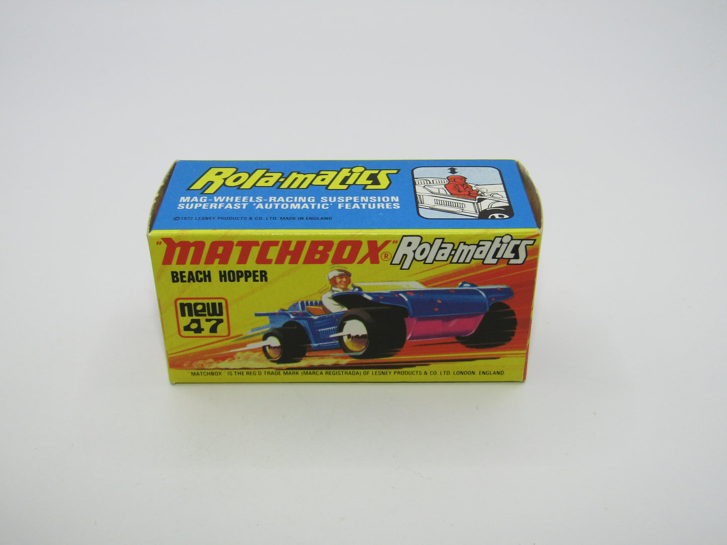 Matchbox Superfast 47B Beach Hopper LIGHT Yellow Interior Hot Pink Base