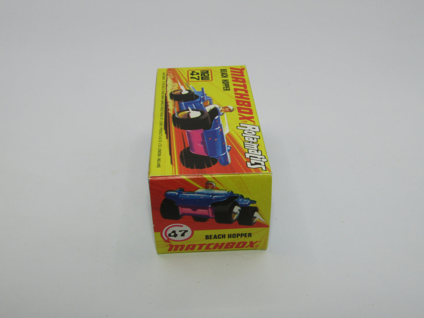Matchbox Superfast 47B Beach Hopper LIGHT Yellow Interior Hot Pink Base