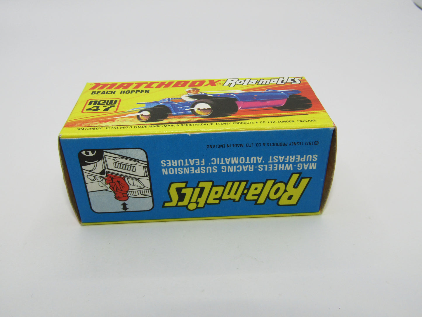 Matchbox Superfast 47B Beach Hopper LIGHT Yellow Interior Hot Pink Base