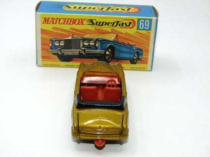 Matchbox Superfast 69A Rolls Royce Silver Shadow Rare box WITHOUT NEW