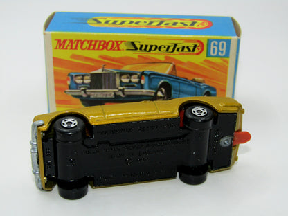 Matchbox Superfast 69A Rolls Royce Silver Shadow Rare box WITHOUT NEW