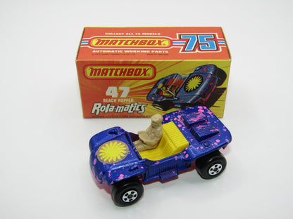 Matchbox Superfast 47B Beach Hopper DARK Yellow Interior Light Pink Base