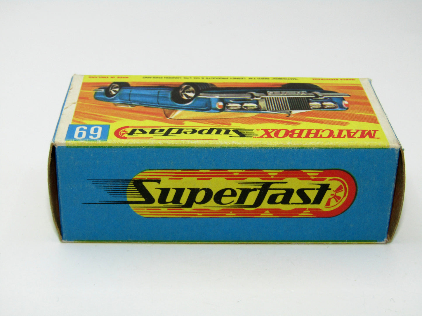 Matchbox Superfast 69A Rolls Royce Silver Shadow Rare box WITHOUT NEW