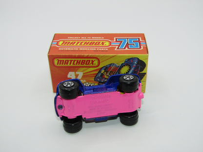 Matchbox Superfast 47B Beach Hopper DARK Yellow Interior Light Pink Base