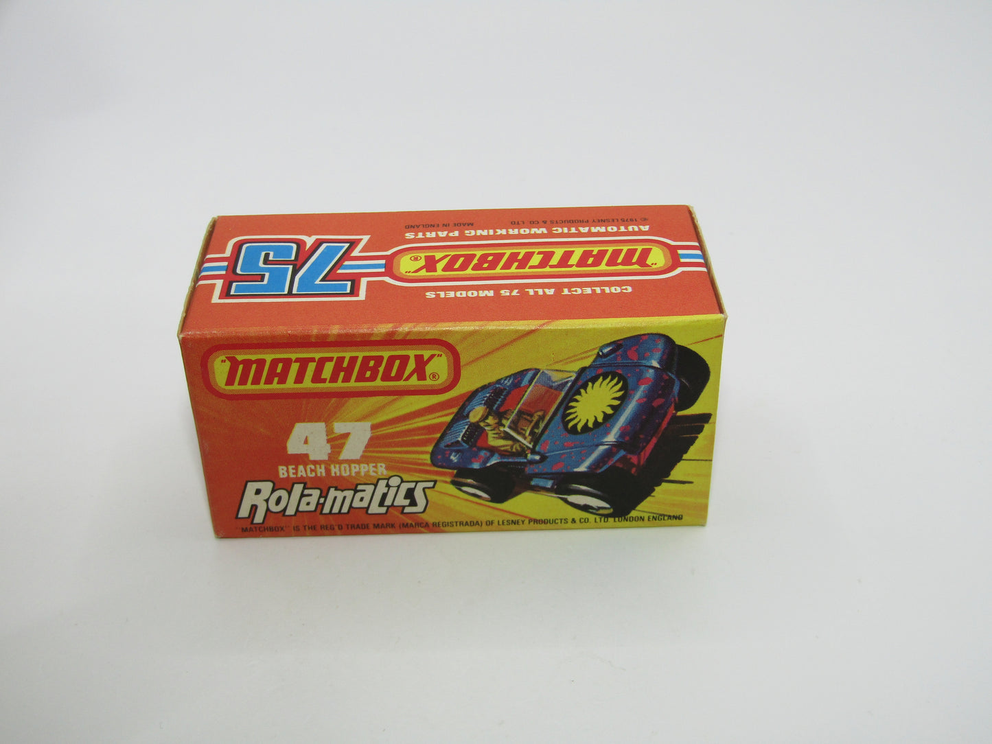 Matchbox Superfast 47B Beach Hopper DARK Yellow Interior Light Pink Base
