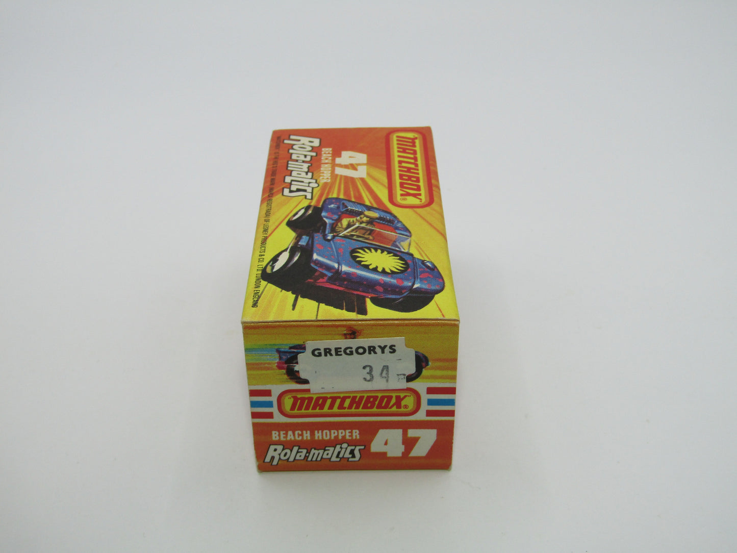 Matchbox Superfast 47B Beach Hopper DARK Yellow Interior Light Pink Base