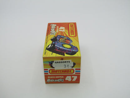 Matchbox Superfast 47B Beach Hopper DARK Yellow Interior Light Pink Base
