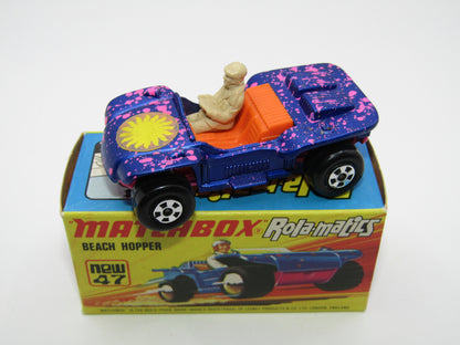 Matchbox Superfast 47B Beach Hopper Met Matt/Satin Blue Light Pink Base