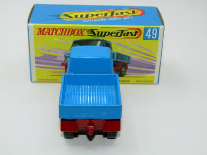 Matchbox Superfast 49A Unimog Very Rare box WITHOUT NEW