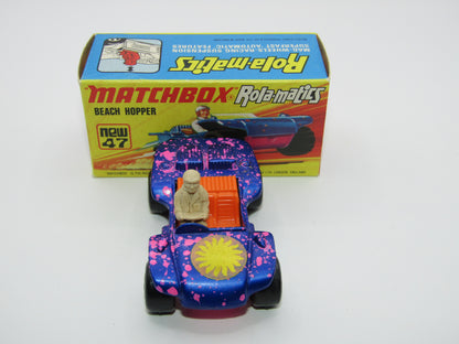 Matchbox Superfast 47B Beach Hopper Met Matt/Satin Blue Light Pink Base