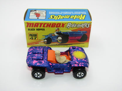 Matchbox Superfast 47B Beach Hopper Met Matt/Satin Blue Light Pink Base