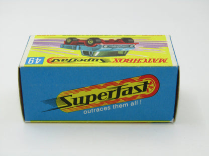 Matchbox Superfast 49A Unimog Very Rare box WITHOUT NEW