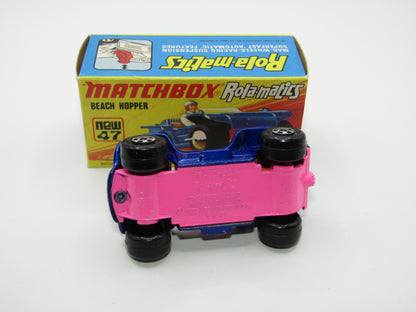 Matchbox Superfast 47B Beach Hopper Met Matt/Satin Blue Light Pink Base