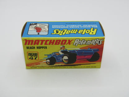 Matchbox Superfast 47B Beach Hopper Met Matt/Satin Blue Light Pink Base