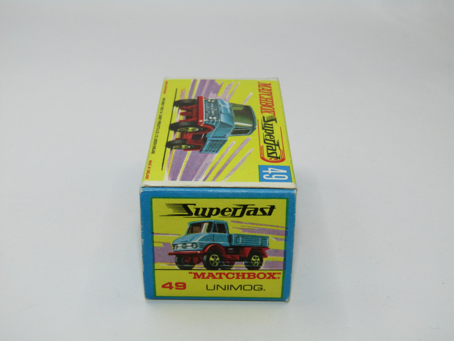 Matchbox Superfast 49A Unimog Very Rare box WITHOUT NEW