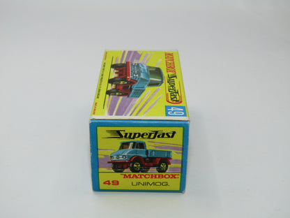 Matchbox Superfast 49A Unimog Very Rare box WITHOUT NEW