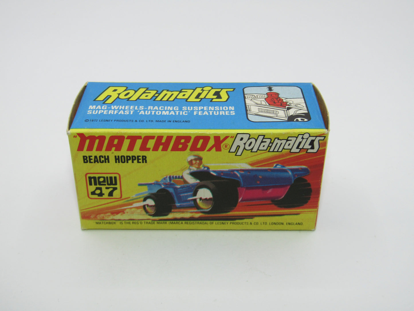 Matchbox Superfast 47B Beach Hopper Met Matt/Satin Blue Light Pink Base