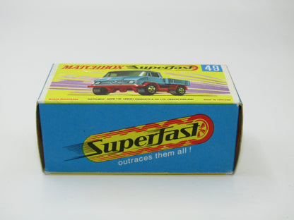 Matchbox Superfast 49A Unimog Very Rare box WITHOUT NEW