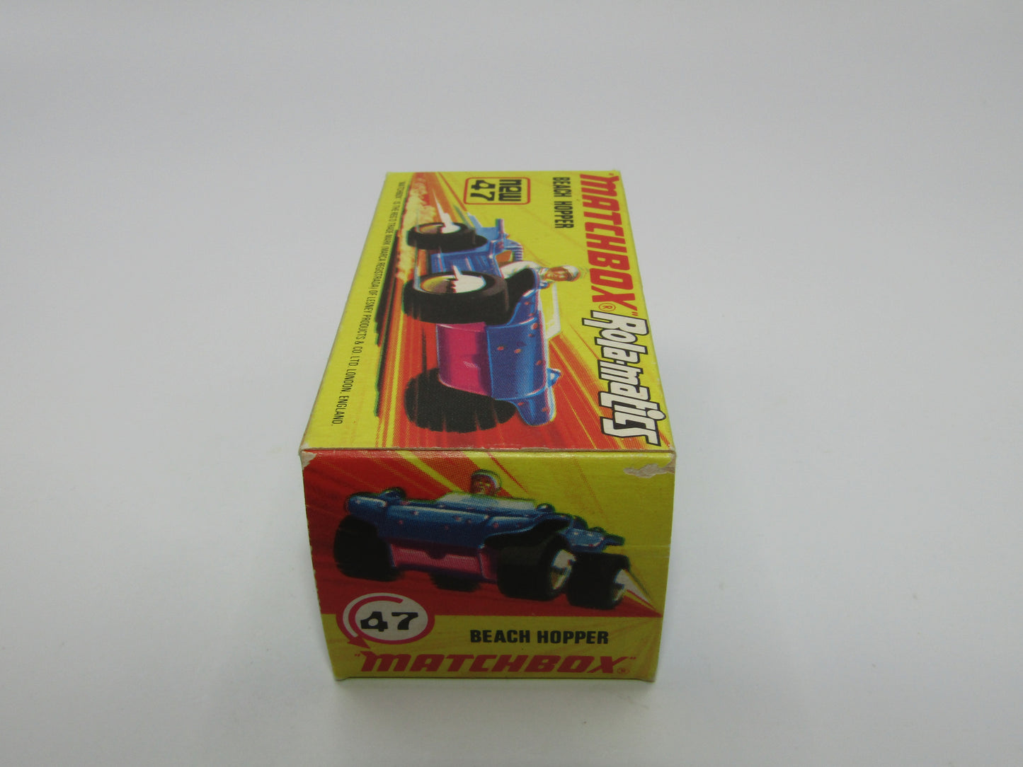 Matchbox Superfast 47B Beach Hopper Met Matt/Satin Blue Light Pink Base