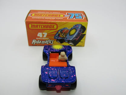 Matchbox Superfast 47B Beach Hopper Metallic LIGHT Blue Dark Pink Base