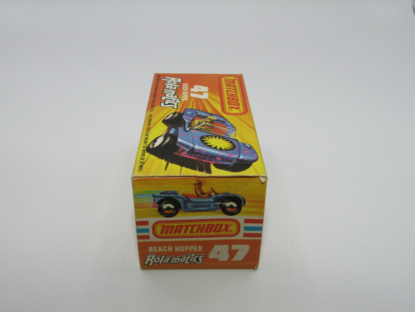 Matchbox Superfast 47B Beach Hopper Metallic LIGHT Blue Dark Pink Base