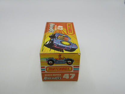 Matchbox Superfast 47B Beach Hopper Metallic LIGHT Blue Dark Pink Base