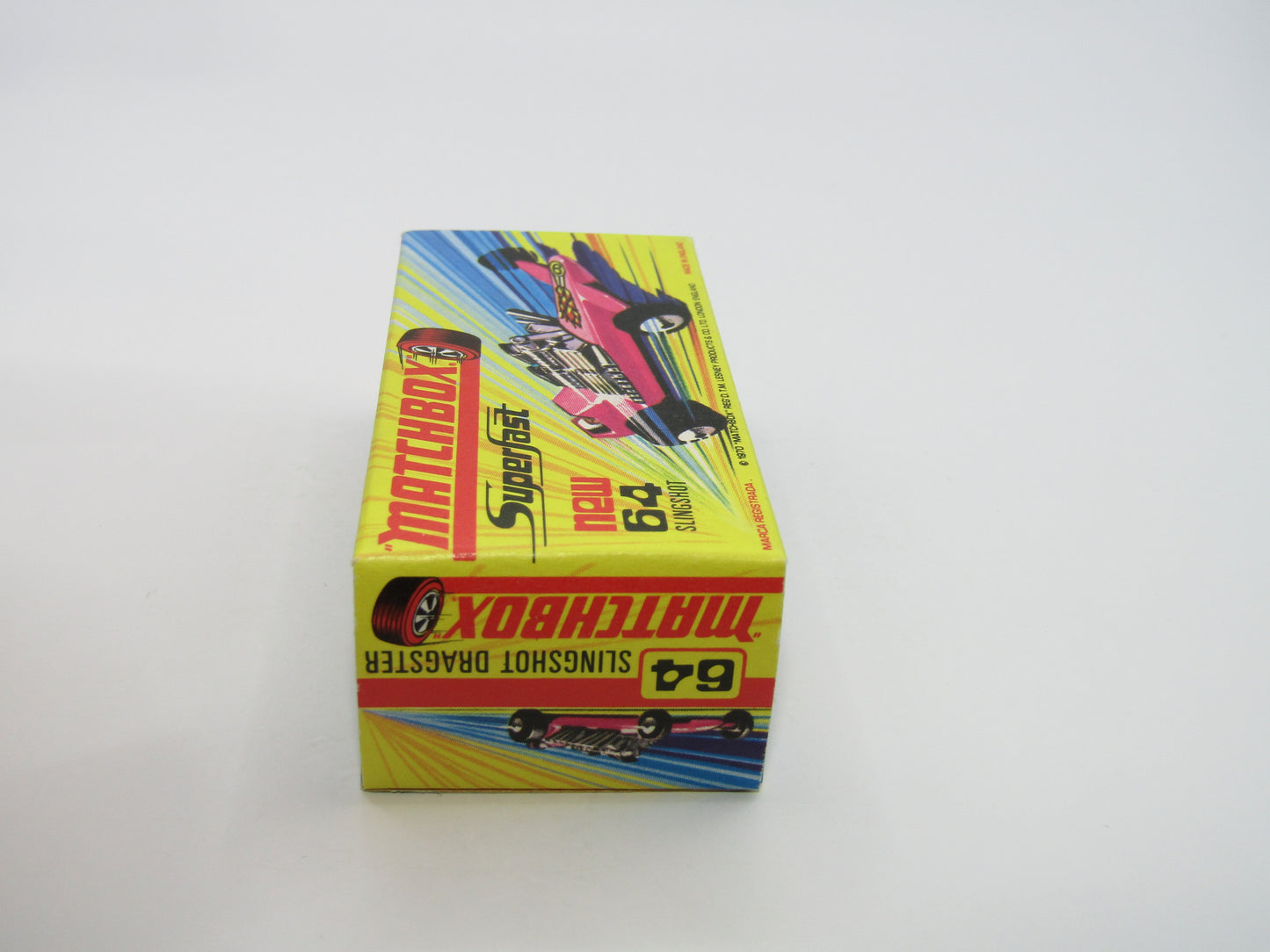 Matchbox Superfast 64B Slingshot Dragster Steel Blue UNPAINTED base