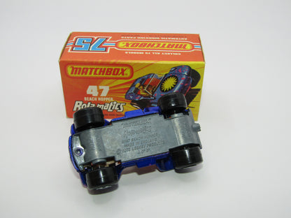 Matchbox Superfast 47B Beach Hopper Met Blue NO LABELS UNPAINTED Base