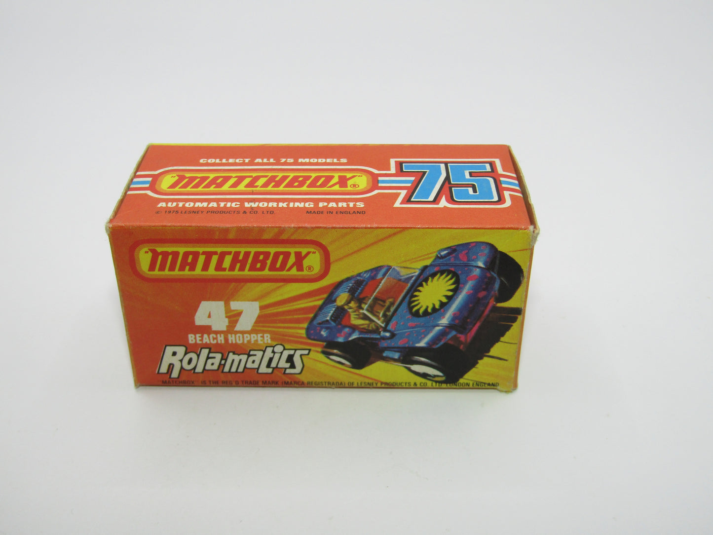 Matchbox Superfast 47B Beach Hopper Met Blue NO LABELS UNPAINTED Base