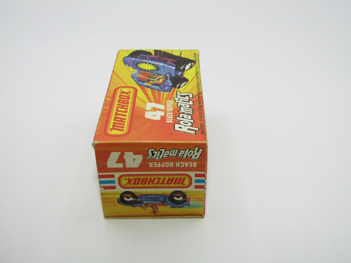 Matchbox Superfast 47B Beach Hopper Met Blue NO LABELS UNPAINTED Base